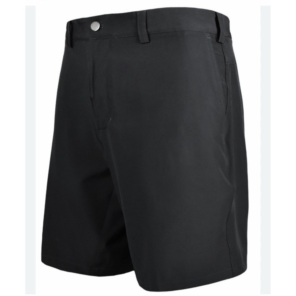 Snake Eyes Players‎ Black Flat Front Golf Shorts Mens 34 Easy Care Performance
